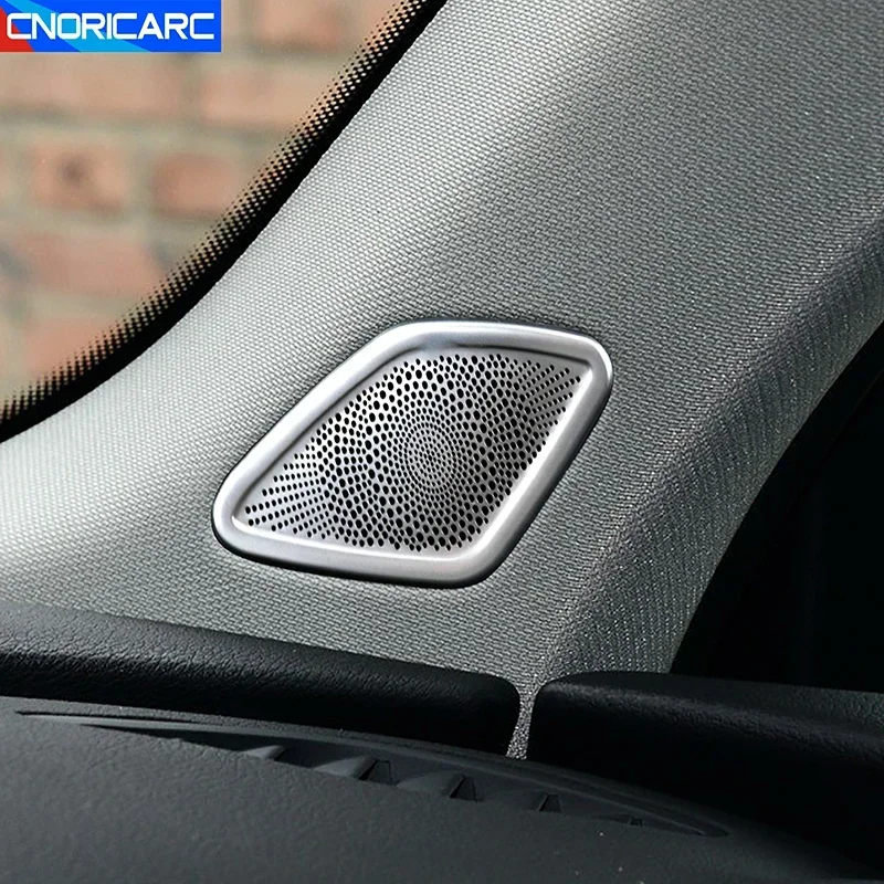 

Car Styling A-Pillar Audio Speaker Net Decoration For Audi A3 8V 2014-2016 Stainless Steel Stereo Horn Cover Trim Interior