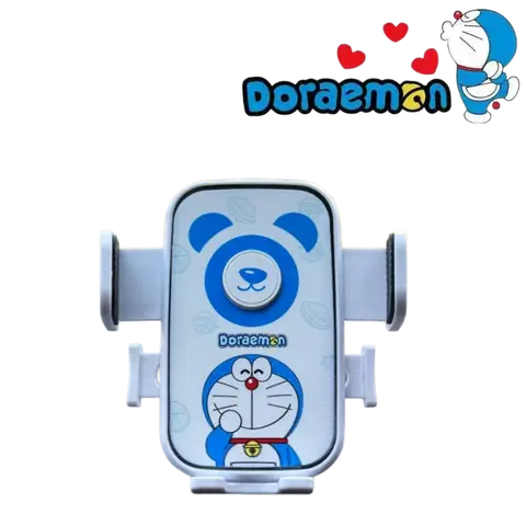 Creative Doraemon series cute cartoon pattern car-mounted new stylish and personalized retractable plastic phone holder gift