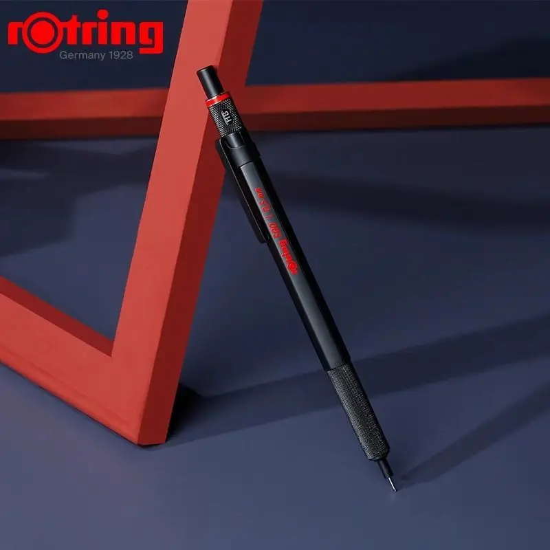 Germany Rotring Red Ring 500 Automatic Pencil 0.5 Architectural Design Line Draft Drawing Activity Metal Low Center Gift