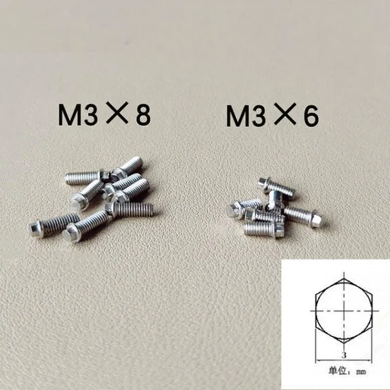 Metal M3 Hexagon Bolts Screw for 1/10 Crawler Car 1/14 Tamiya RC Truck Trailer Tipper Scania 770S MAN Benz Volvo Car Diy Parts