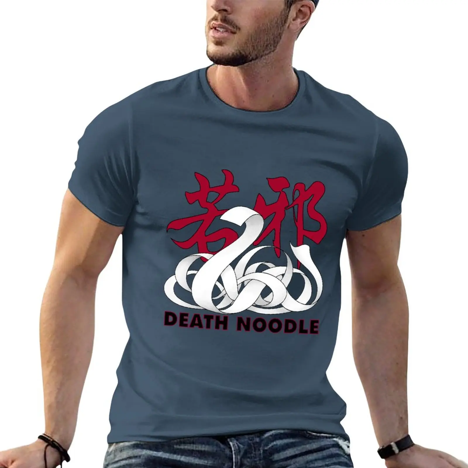 

New Ruoye: Death Noodle for fans of Heaven Official's Blessing/Tian Guan Ci Fu T-Shirt plus size tops summer top Men's t shirts