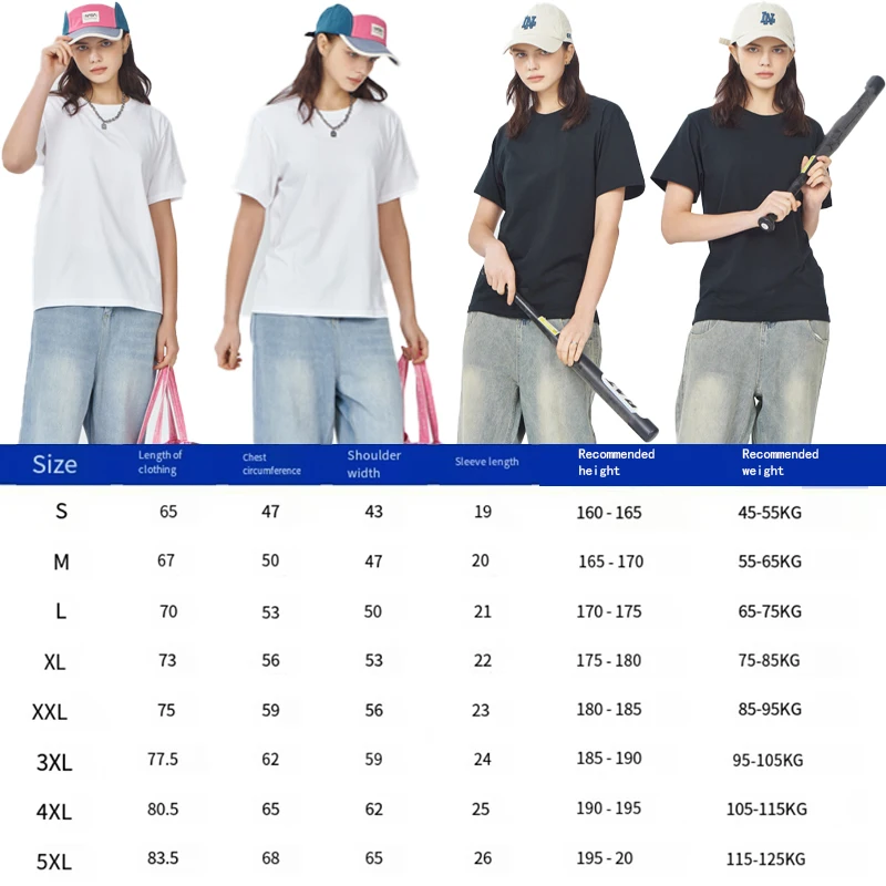 Dubbelzijdig op maat bedrukt DIY gepersonaliseerd op maat gemaakt 220G dik T-shirt voor teamuniformen en aanpassing van werkkleding