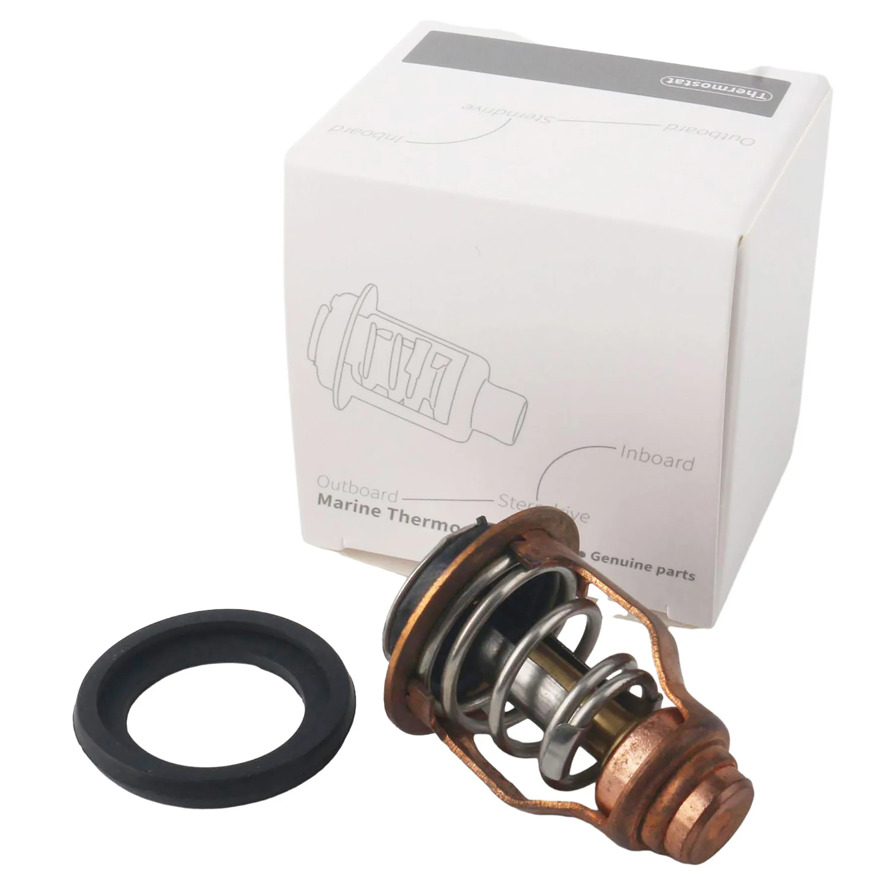 Soxa Marine 131°F 55 ℃ Marine Thermostat For Yamaha Outboard 4 Stroke 100 HP F100D F100L F100X 6D9-12411-00 6D9-12411-01