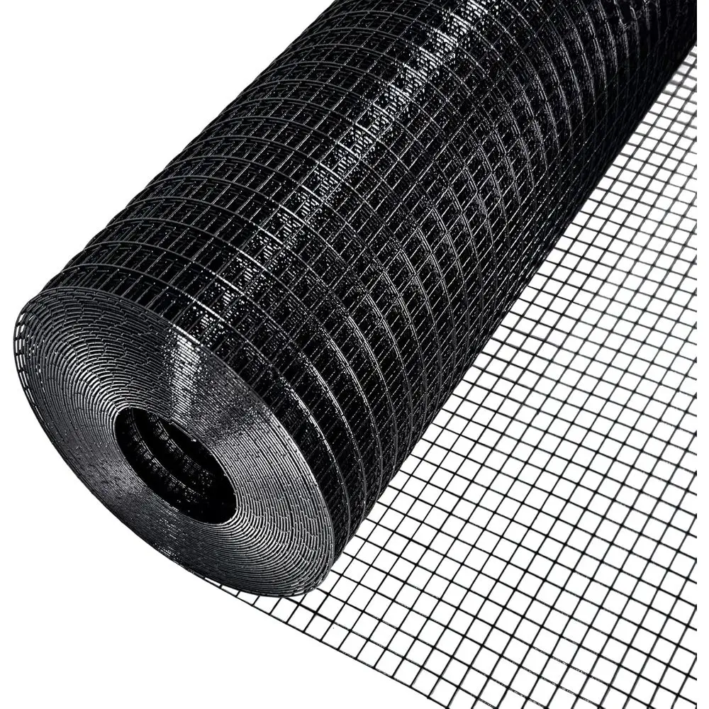 

Black Hardware Cloth Roll 1/2 inch 24 inch x 100 oot - Chicken Wire ence Roll Garden ence Mesh Wire ence Welded Wire encing