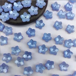 creative acrylic loose beads 11mm torus acetic acid flower beads connectors for diy earrings hairpin jewelry making accessories
