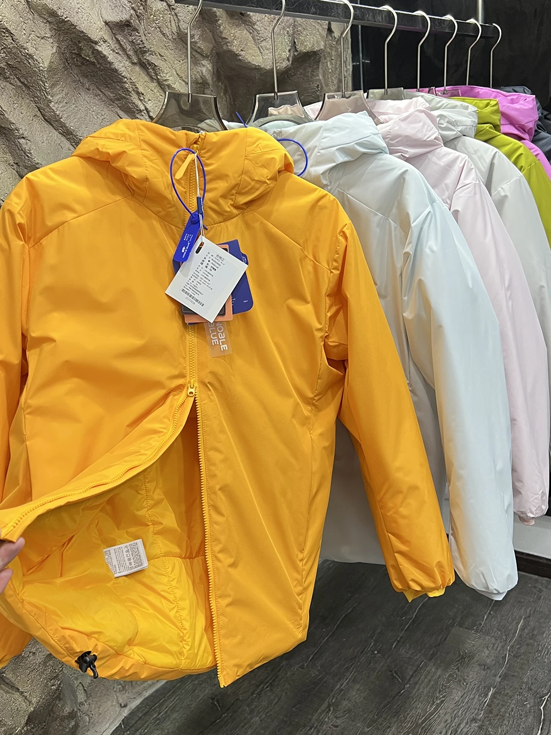 Upaded P Katoen Lichtgewicht Herfst Winter Capuchon Casual Outdoor Koppels Katoen Jaet Stand Fit Jeugd Trendy Lange Sve