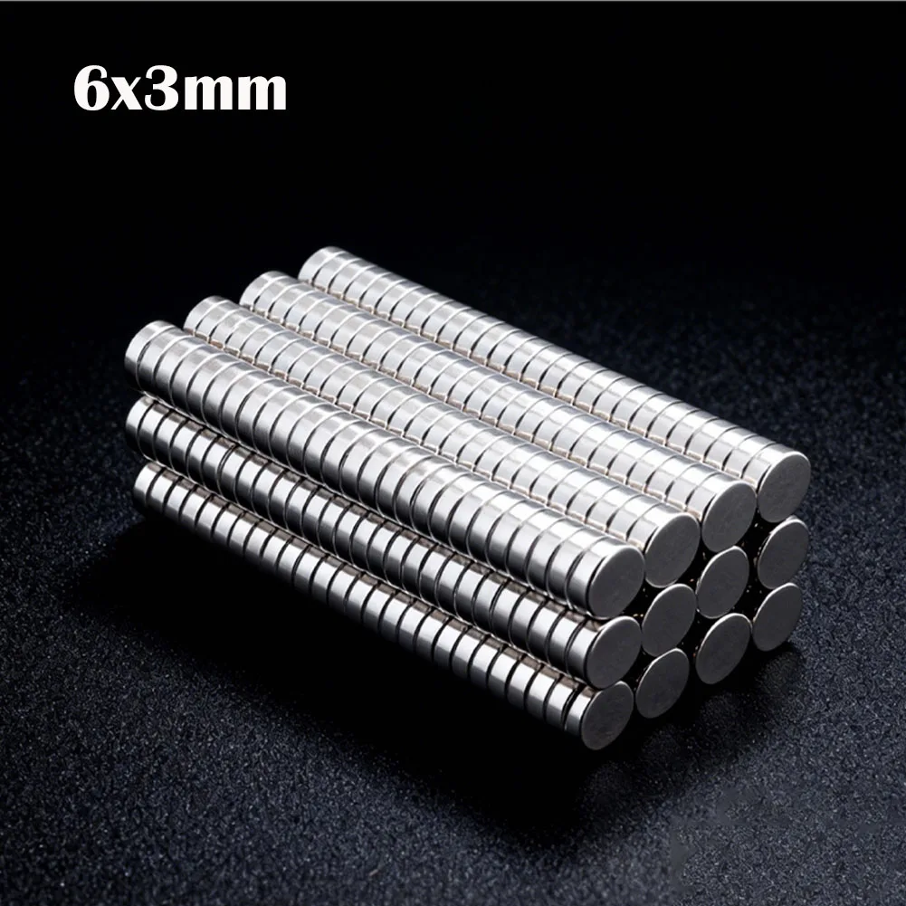 

10-200Pcs 6x3mm Super Powerful Round Magnet Neodymium Magnets N35 NdfeB Strong Magnet Permanent Magnetic Imanes Magnetic Sheet