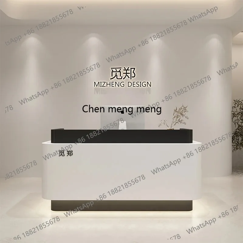 

Help Desk Cafe Counter Furniture Hairdressing Reception Receptionist Front Salon Spa Executive Office Empfangstheke Storage Bank