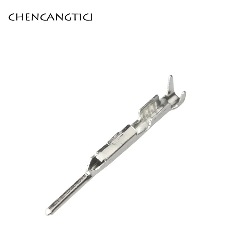 

50 Pcs Crimp Loose Pins Brass Auto Wire Terminal for Car Male 0.6MM Elcetrical Connector Splice Terminal DJ612-0.6A