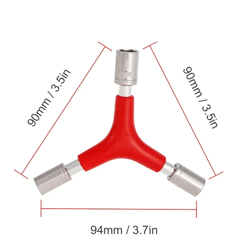 Y-Type 8mm 9mm 10mm Triangle Nuts Socket Wrench Spanner Quadcopter Propeller Changer Universal Tools Universal Wrench