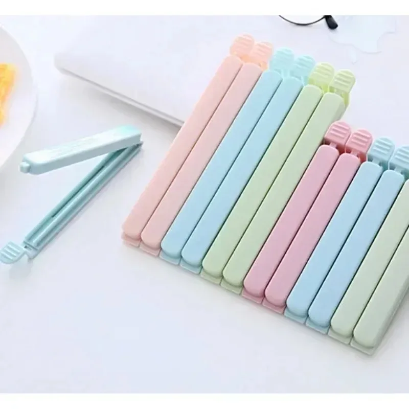 Bag Clips Food Snack Sealing Clip12/15.5cm Portable Kitchen Storage Accessories Tool Elastic Buckle Package Bag Clamp