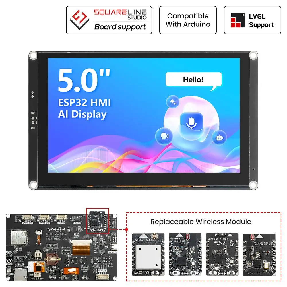 crowpanel-advance-50-hmi-esp32-ai-funzioni-display-touch-screen-ips-800x480-supporto-arduino-lvgl-micropython