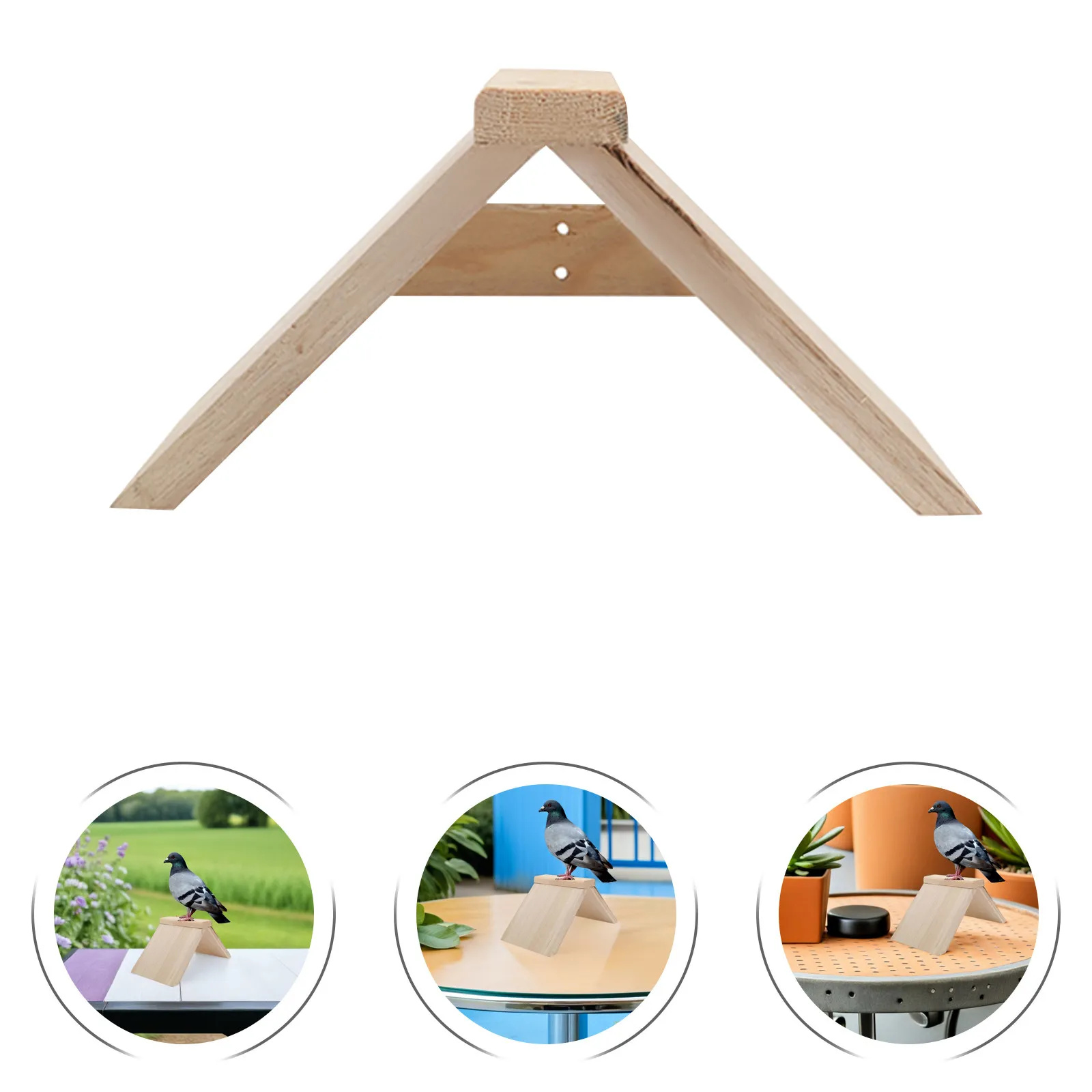 6pcs Wooden Bird Perches Dove Rest Stand Pigeon Roost Holder Dwelling Frame Chick Brooder Birdcage Accessories