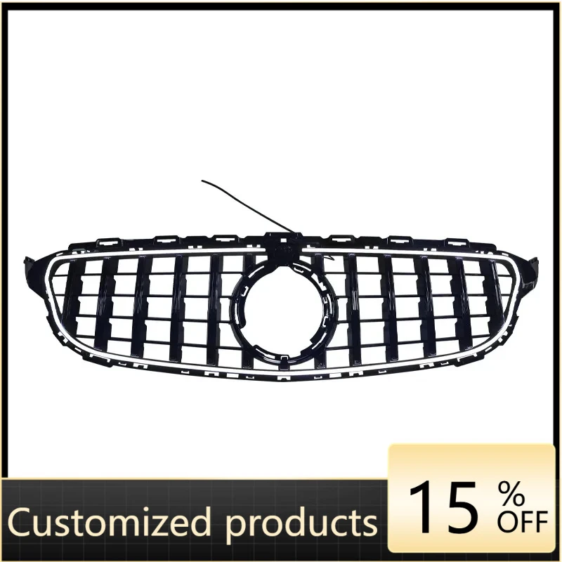 Accsori Upgr Front Car Grille Luminous GT Model Style With Lights Modified Parts Set  High Quality
