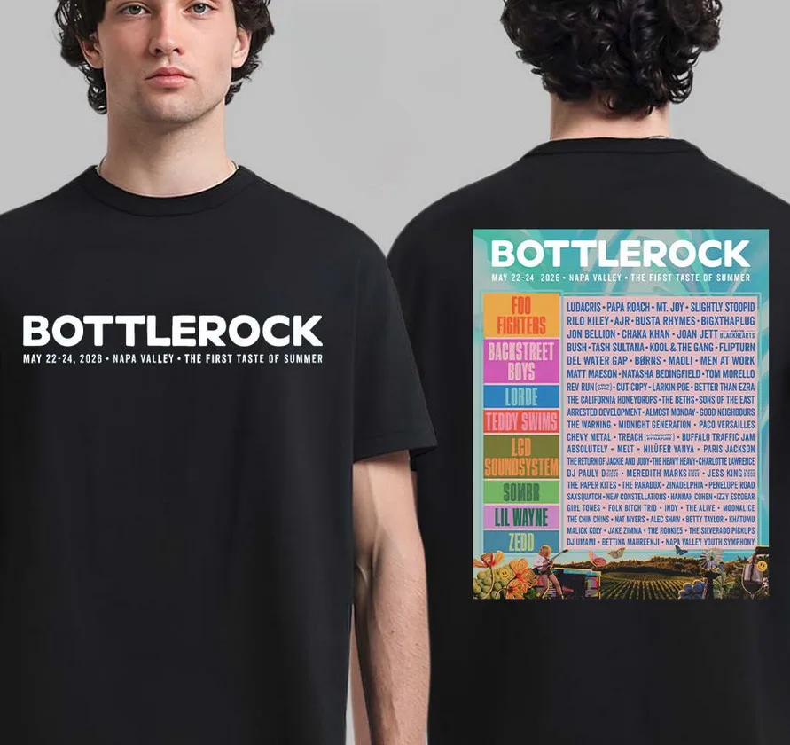 Festival 2026 Donington Park UK Lineup Tee Double Sided