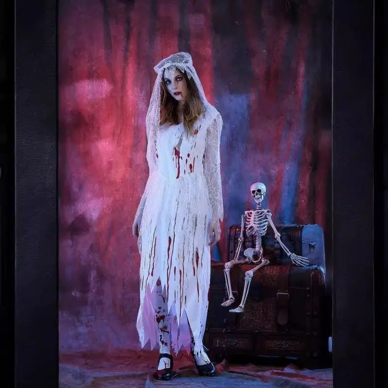 أزياء الهالوين للعب دور العروس الملطخة بالدم، ملابس نسائية لمهرجانات الرقص الاسمية، أداء المسرح