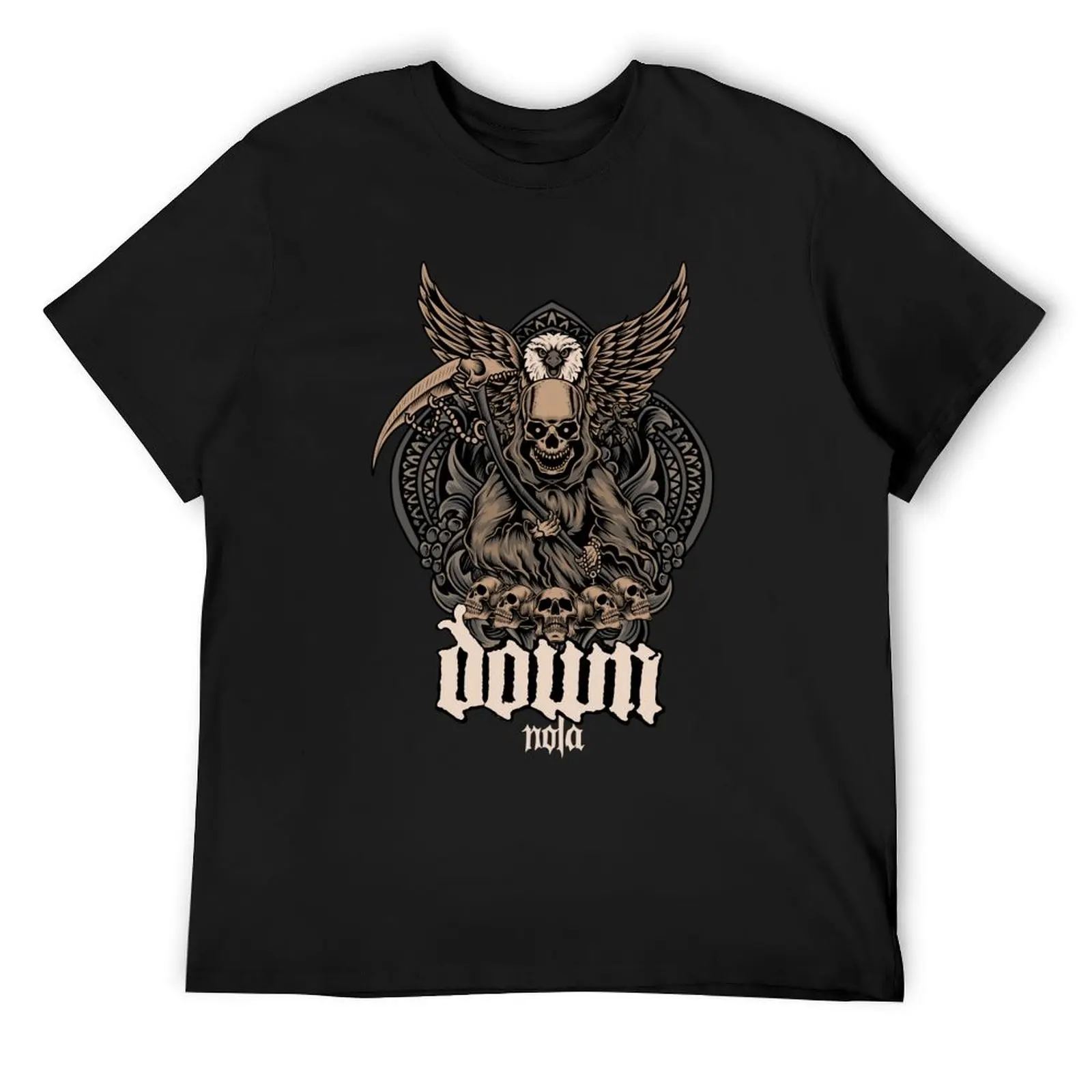 

Down heavy metal band T-Shirt quick-drying boys whites funny meme t-shirts mens tall t shirts