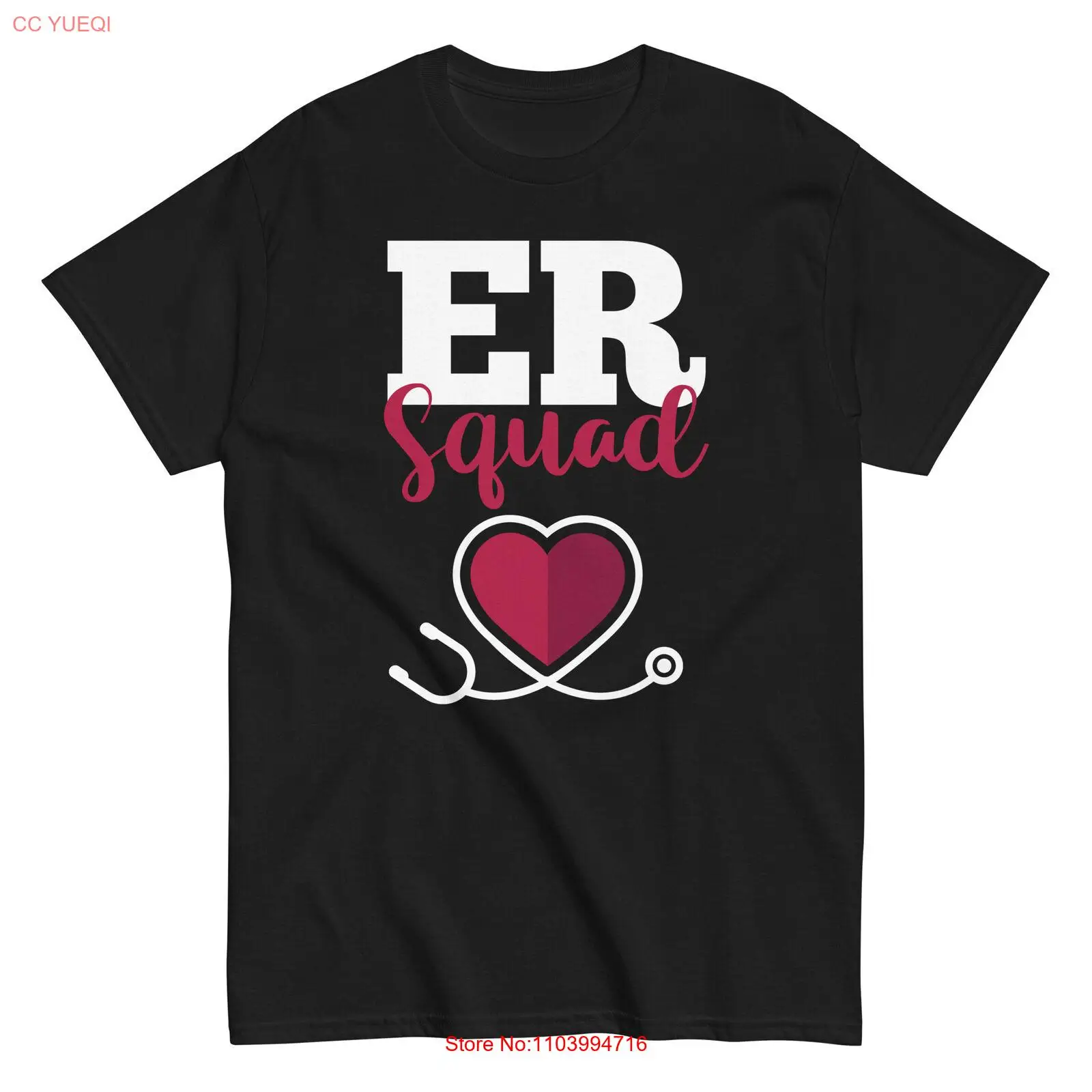 Hospital Nurse Crew T-Shirt | Emergency Room Nursing | RN ER Squad