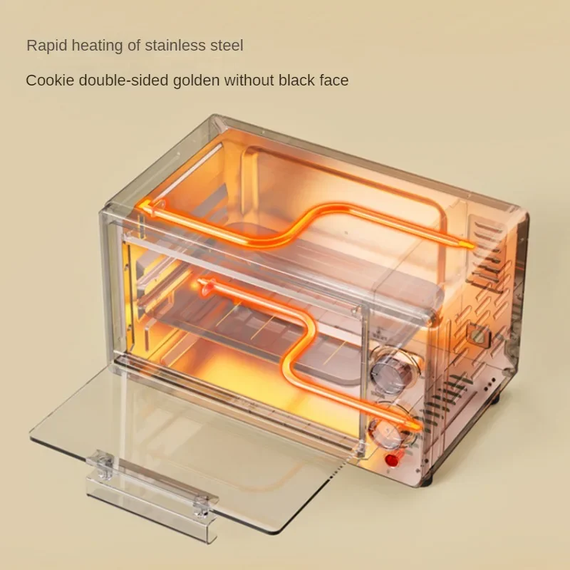 Mini horno eléctrico multifuncional Para el hogar, cocina pequeña De 10l, accesorios De cocina Para Panaderia, nuevo