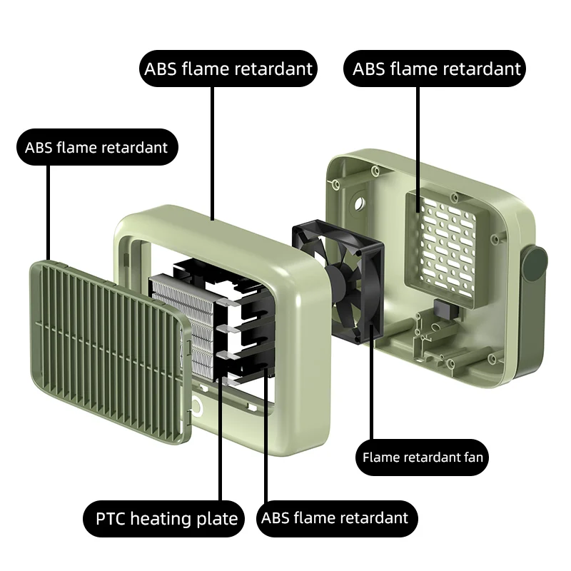 Chauffage soufflant électrique portable pour la maison et le bureau, souffleur d'air chaud, machine plus chaude pour l'hiver, nouveau, 2023