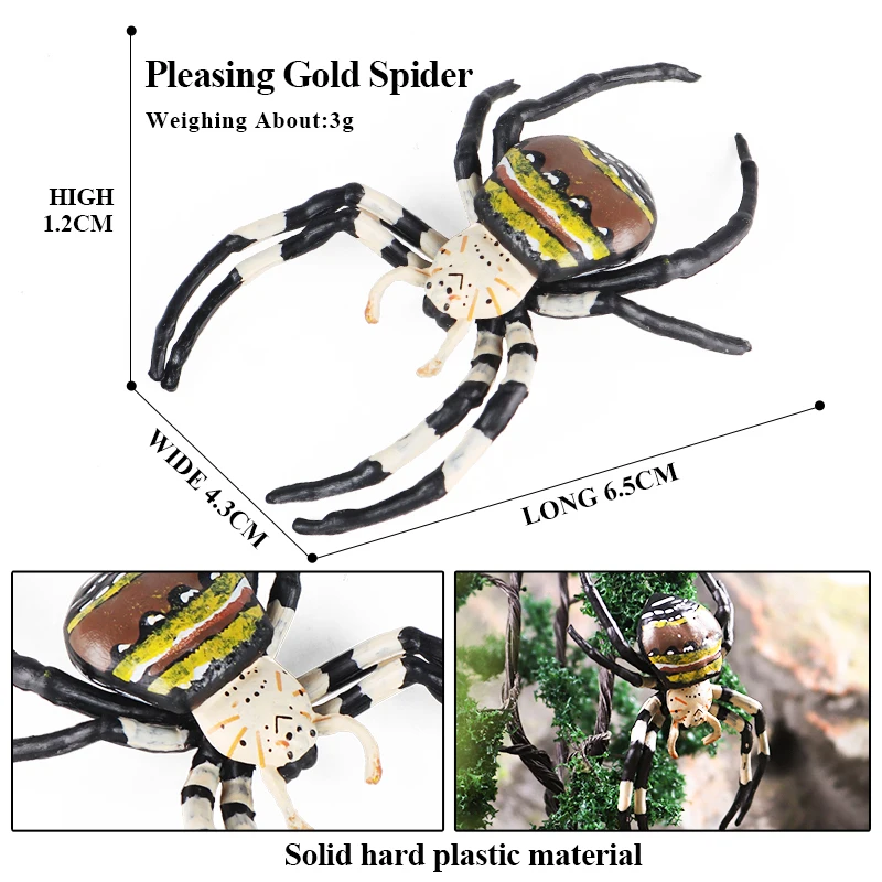 Oenux Simulation Libelle Heuschrecke Tausendfüßler Wildes Insekt Tiere Modell Actionfiguren Miniatur Bildung Sammlung Kinderspielzeug – Detail 17