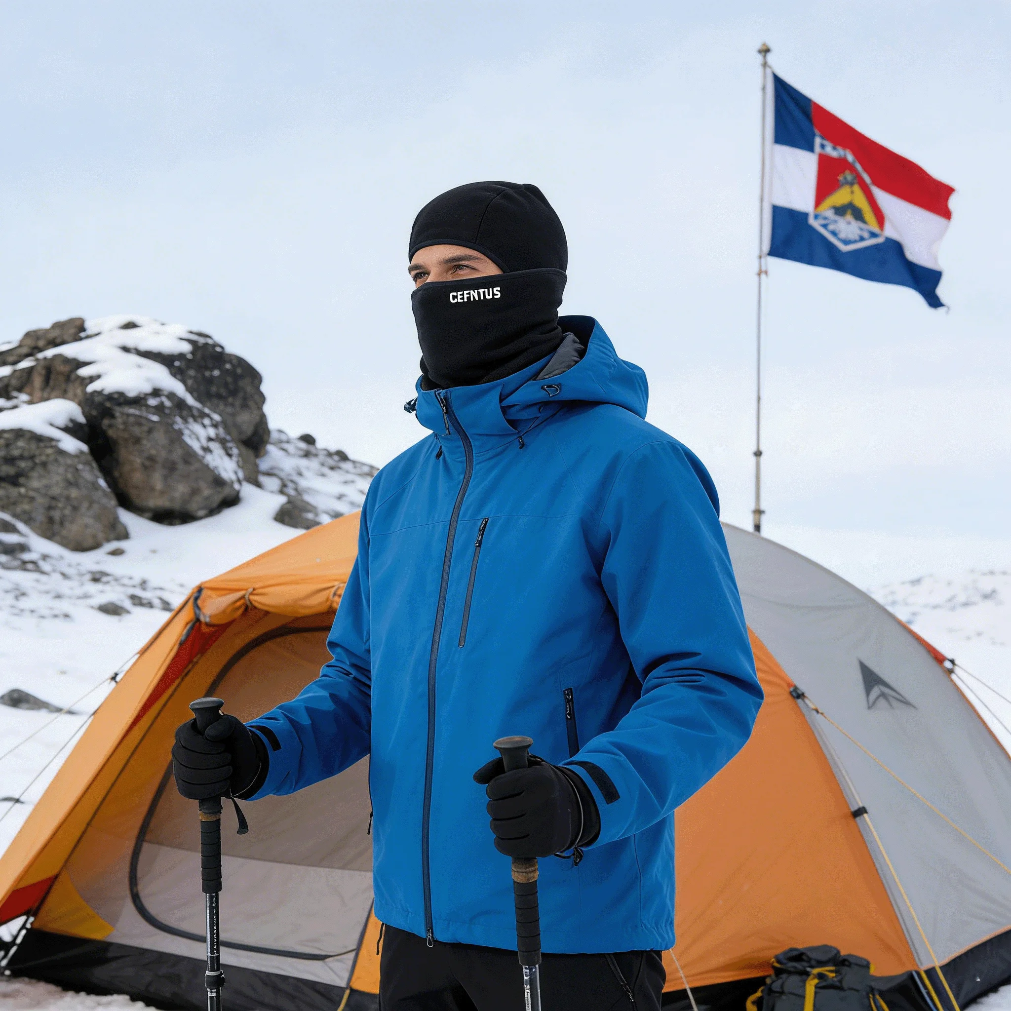 

Winter Thermal Balaclava: All-in-One Windproof Ski Headgear with Integrated Neck Warmer for Cycling & Outdoor Sports