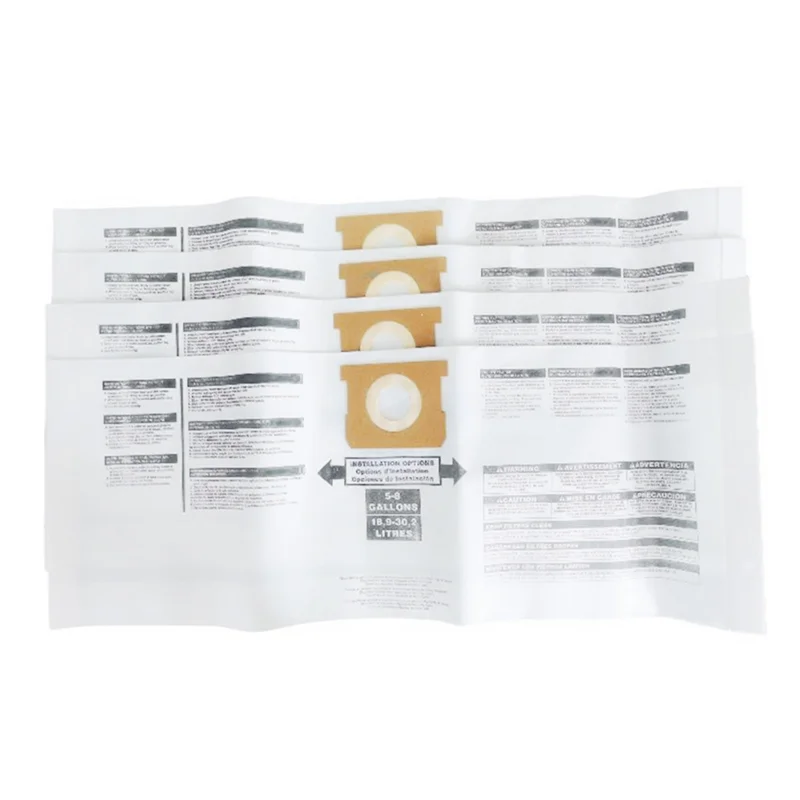 Sacchetti per la polvere per la sostituzione dell'aspirapolvere del negozio Sacchetti per la polvere Ridgid VF da 5-8 galloni 9066100 90661 universali