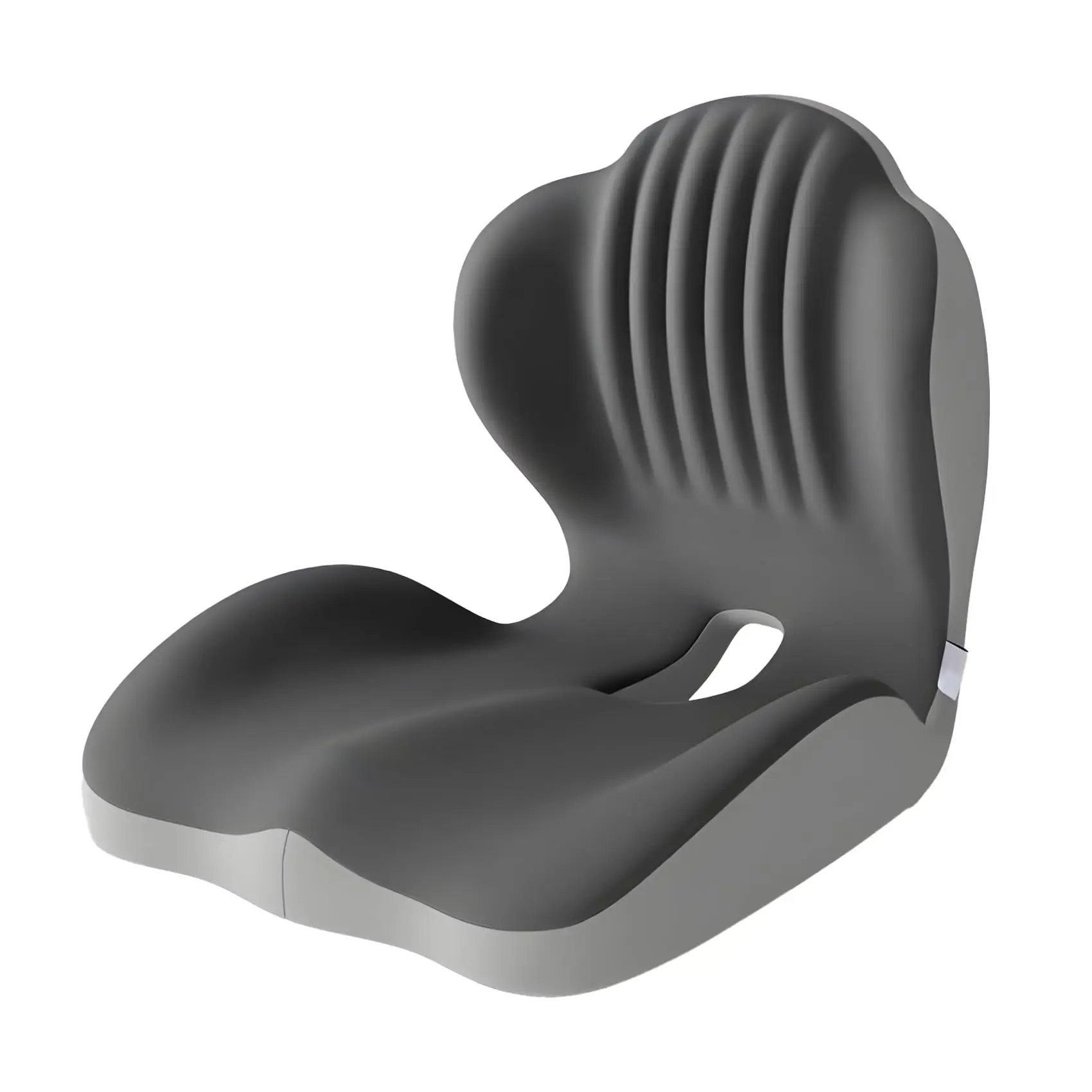 Ergonomic Memory Foam Seat Cushion, L Shaped Lumbar Support Pillow with Tailbone Relief, Orthopedic Chair Pad for Office, Car