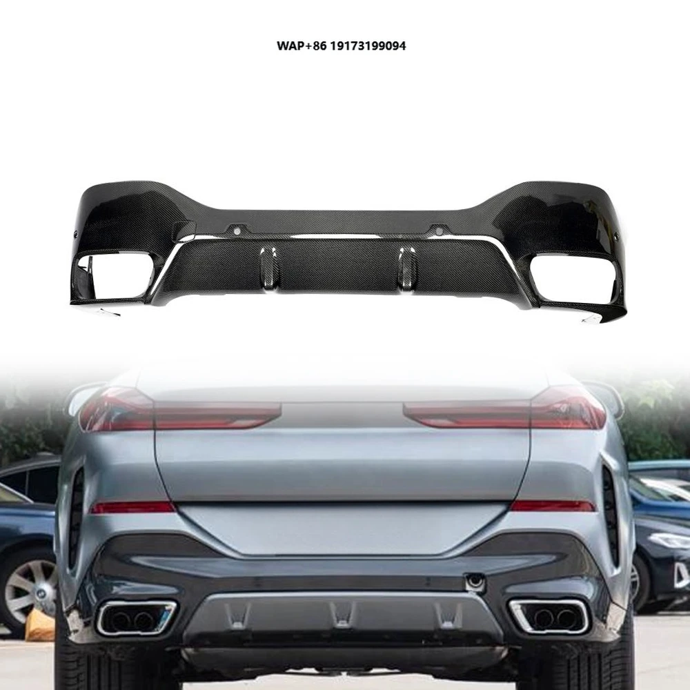 

Factory Direct Custom Carbon Fiber Rear Bumper Lip for X6 G06 LCI M-Sport 2023 2024