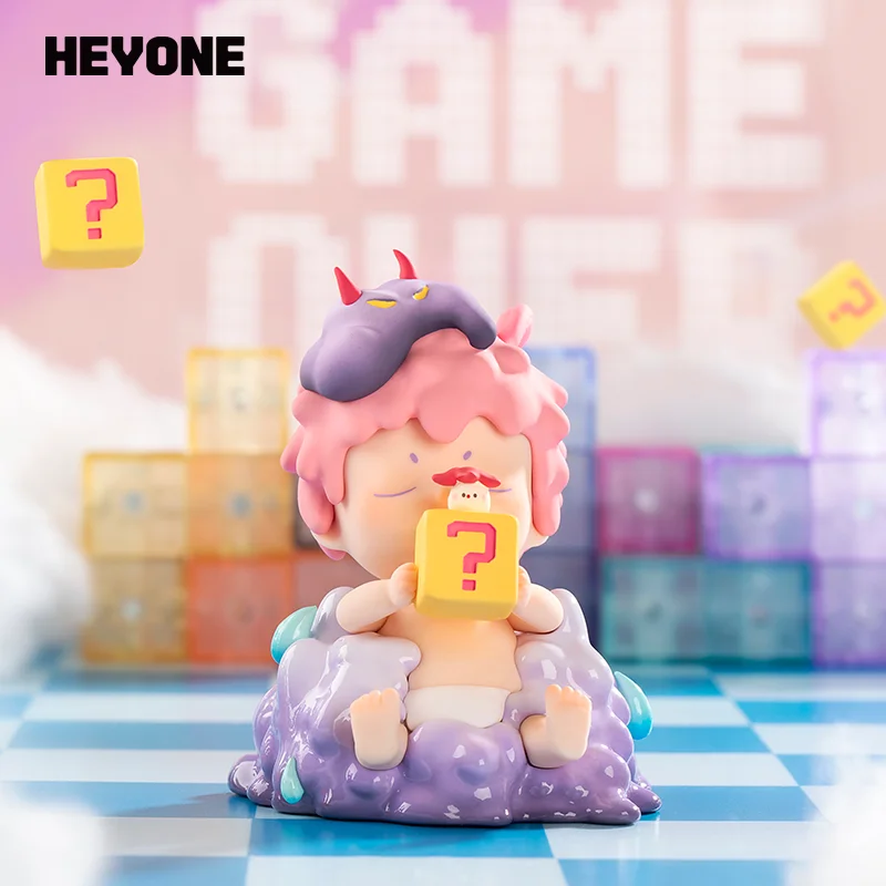 

New In Stock Heyone Huhu Cloud Game City Blind Box Toys Handmade Action Figure Desktop Decorations Students Surprise Gifts