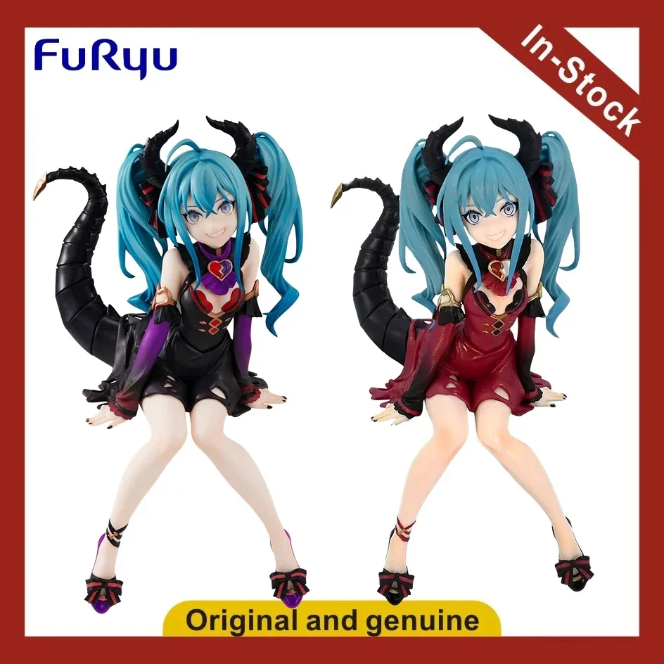在庫オリジナル-furyu-初音プレスインスタントラーメン赤小悪魔アクションフィギュアハンドモデルおもちゃグッズギフト