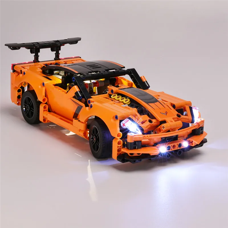 DIY LED Light Kit For LEGO 42093 Technical Speed Super Hypercar  (Only LED Light,Without Blocks Model)