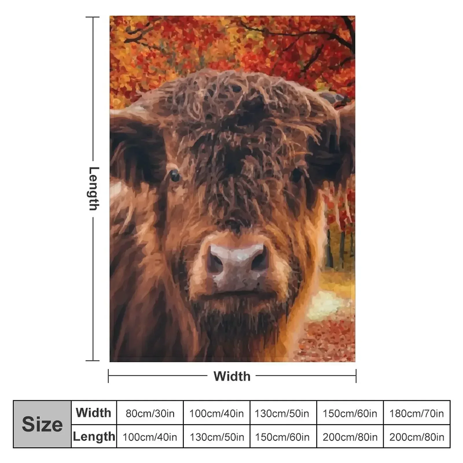 Highland Cow Portrait pin, magnet, notebook, Throw Blanket Nap Luxury Throw Bed Fashionable Winter beds Fashion Sofas Blankets