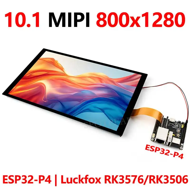 

10,1-дюймовый сенсорный ЖК-дисплей DSI MIPI 800x1280 для ESP32-P4/Luckfox-RK3576/Luckfox-RK3506