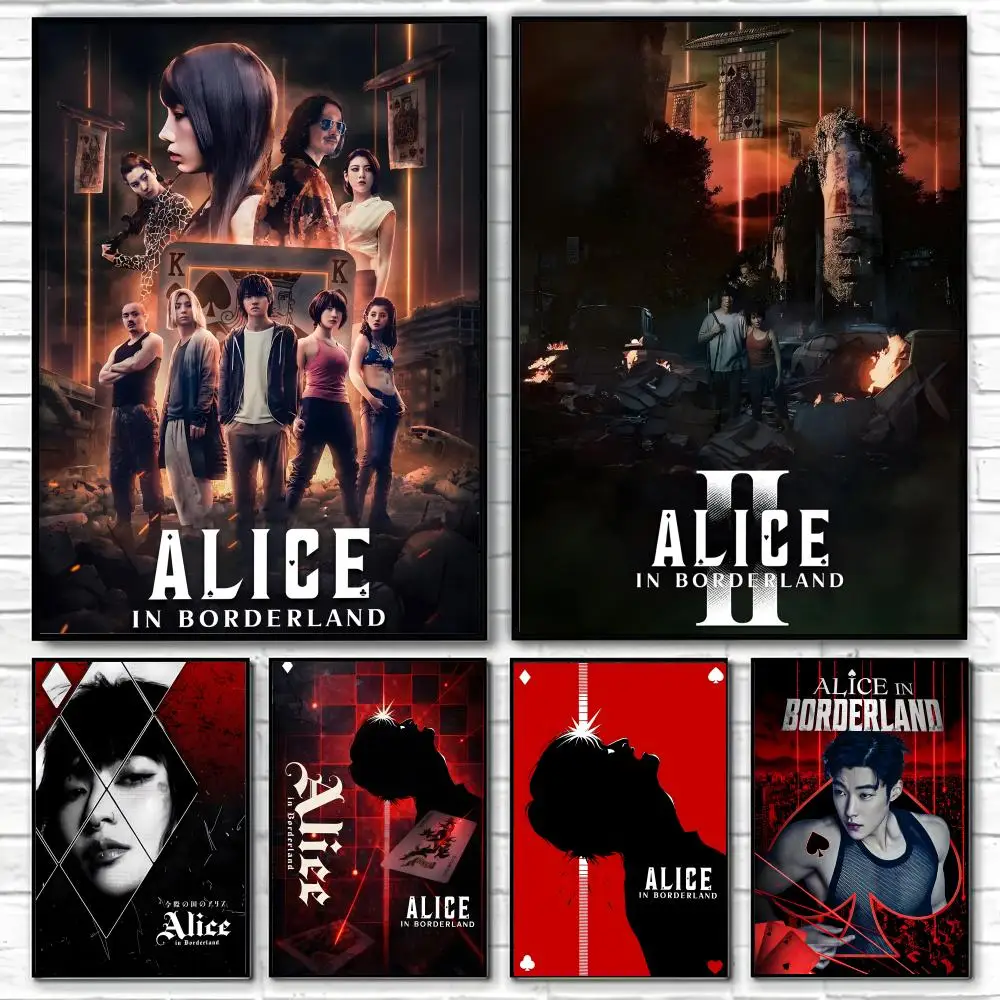 A-Alice in B-Borderland Poster Classic poster and wall art prints are suitable for living rooms, bedrooms,and home