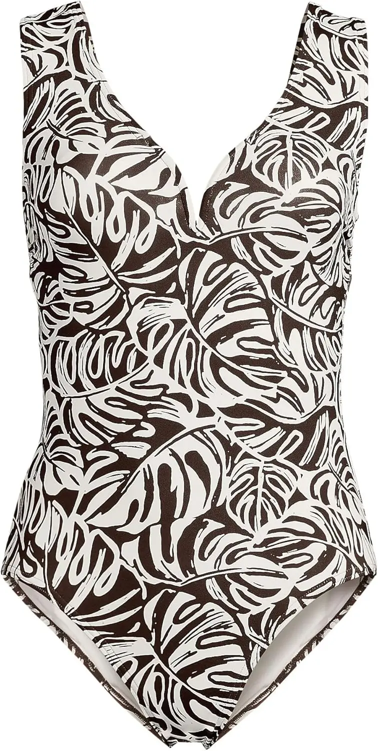 Luxy Trio Women's Sculpting Suit Sweetheart V-Wire High Leg One Piece Swimsuit