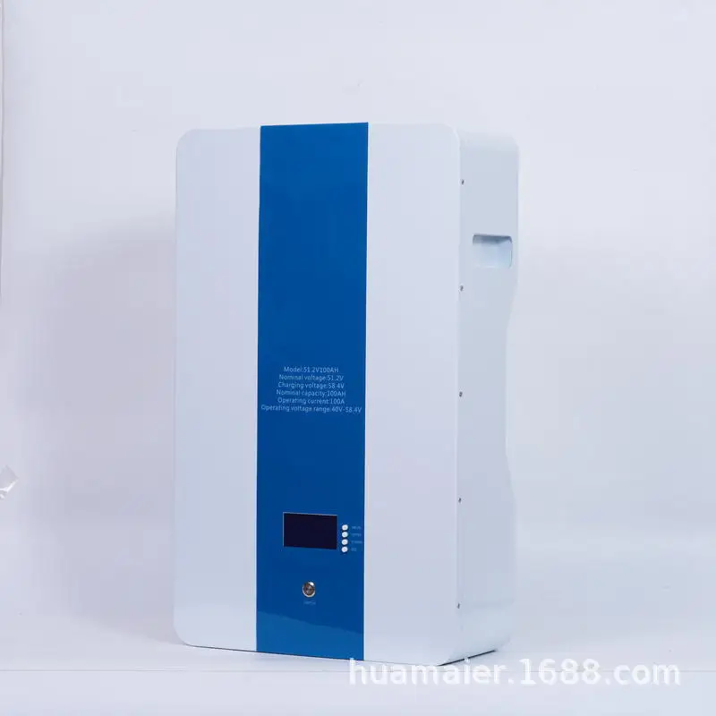 Wall-mounted Lithium Iron Phosphate Battery 51.2V100AH 48V200AH5KW & 10KW Lithium Iron Phosphate Battery