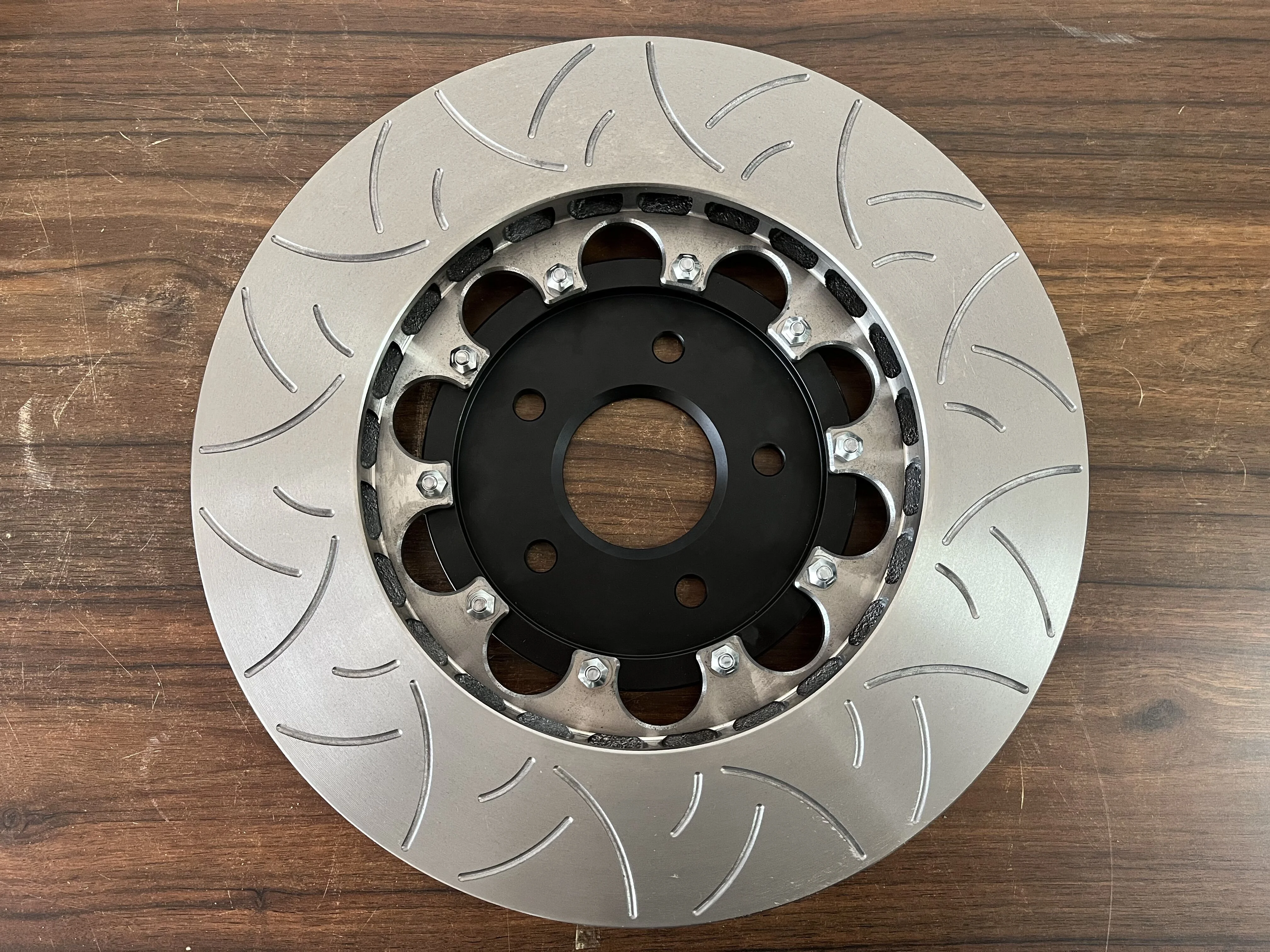 2 Piece Front Axle Semi Floating Brake Disc Rotor For INFINITI For FX 50