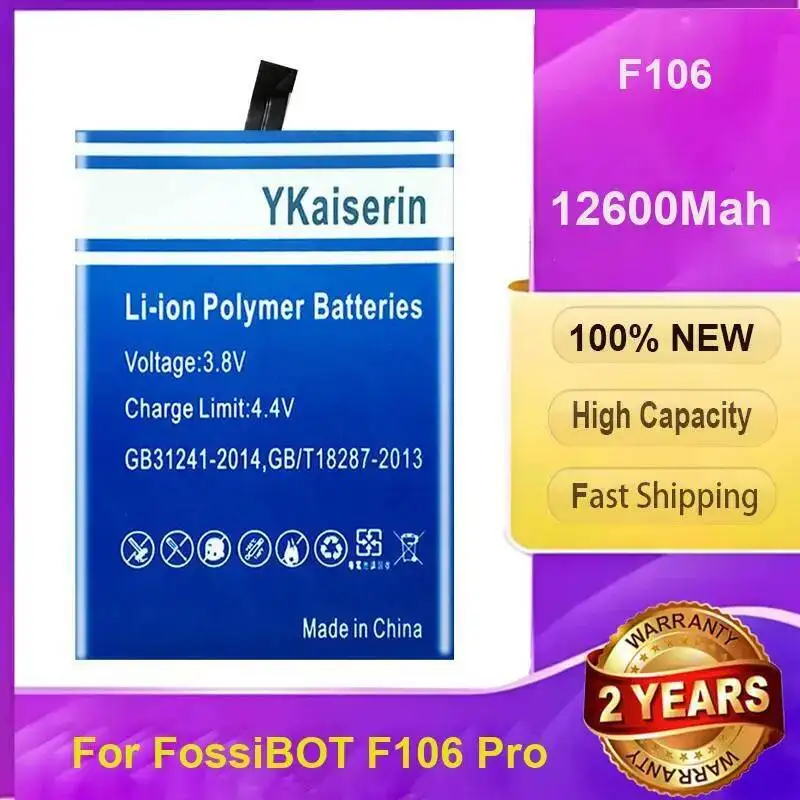 

12600Mah Three Proof Smartphones Battery Premium Replacement Safe And Reliable For Fossibot F106 Pro