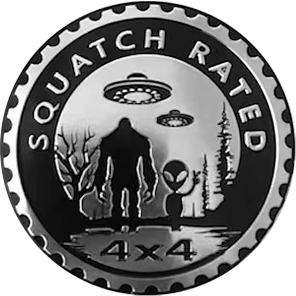 4X4 Bigfoot 3D Metal Car Badge & Emblem, Gift Stickers, Compatible with Vehicles Trucks SUV RV Decorations Car Emblems