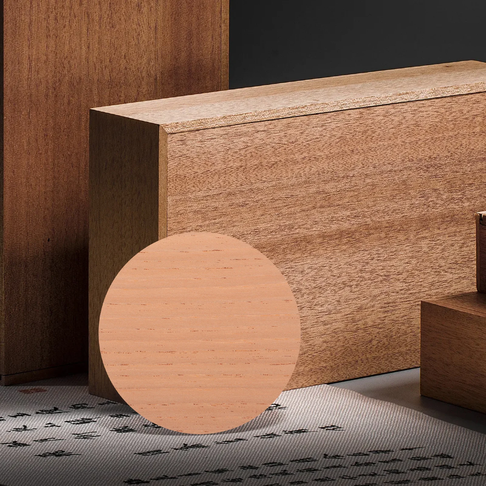 

2pcs Round Spanish Cedar Sheets For Humidor Storage Moisture Control Flavor Preservation Wood Dividers Cigar Accessories Cedar