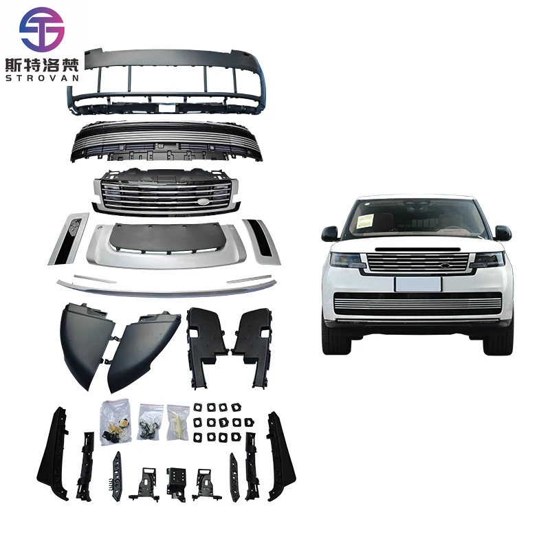 

STLF Clrak Car Modification Upgrade 2024 SV Front Bumper Assembly Front Bumper Front Lip Engine Hood for Range Rover 2024