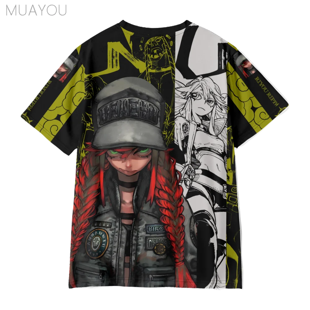 Gachi akuta T shier Anime Harajuku Street 3D Print Men Tops Lightweight Funny Comic Streetwear Gachiakuta Cosplay kids