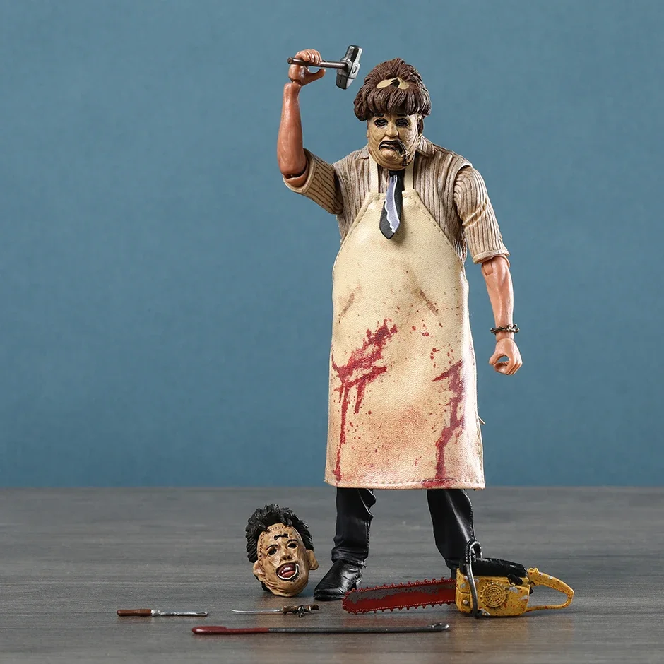 NECA Ultimate Leatherface Action Figurine Collectible Model Toy Halloween Horror Movie Figure