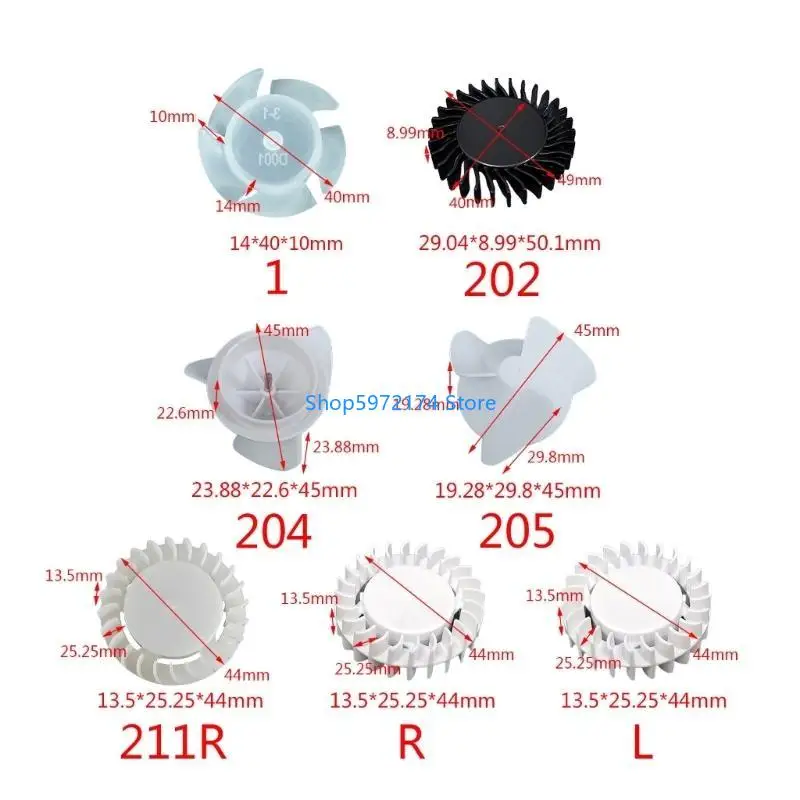 Y3NB Plastic Turbines Small Bladee Wind Turbines Bladee Propellers Science and Technology Model Fan