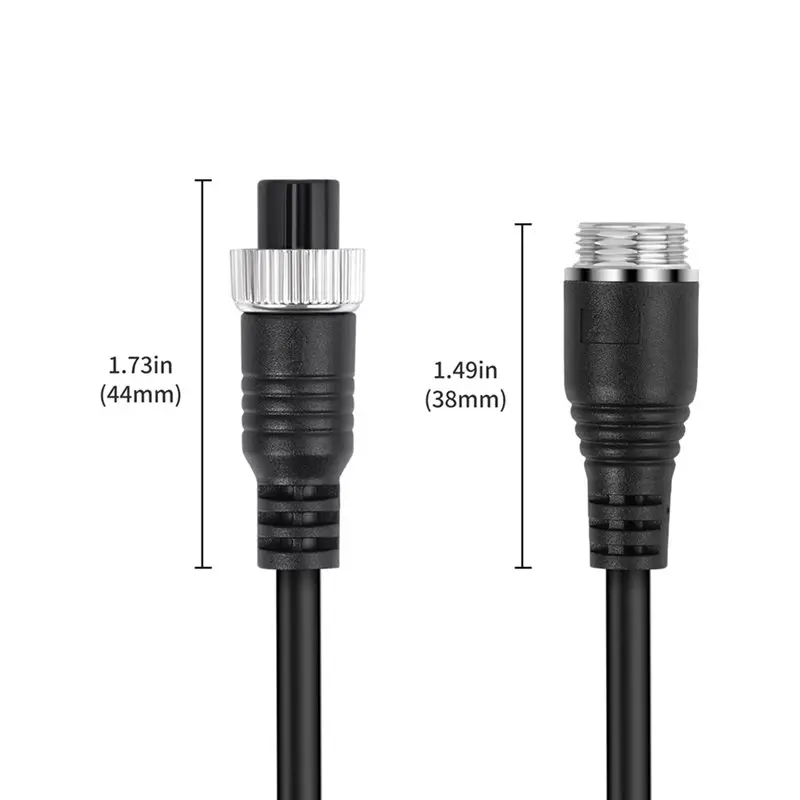 DTB7 4X 10m Video Camera Cable 4Pin Aviation Extension Wire for Rear View Camera Monitor Car Truck RV Bus CCTV System