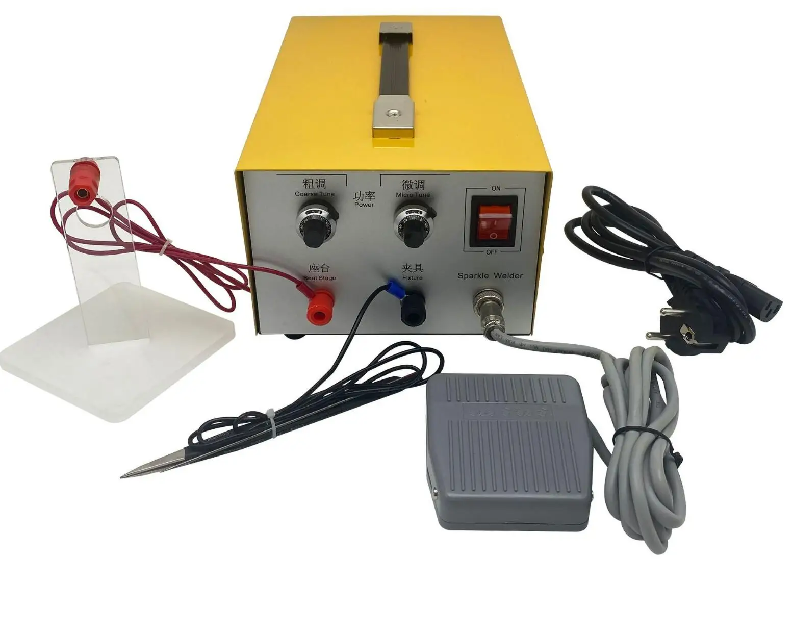 

30A Spot Welding Machine Hand Held Pulse Spot Welder Gold And Silver Jewelry Processing Equipment