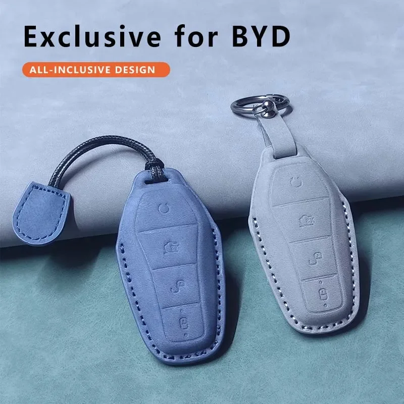 

Car Remote Key Case Cover Shell Fob For BYD Song Plus Atto 3 Han EV Tang DM Qin Seal Dolphin Durable Luxury Keyless Accessories