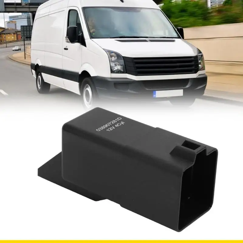 SZCH Cold-Start System Service Part 038907281D 12V Preheat Unit for Listed Vehicle Maintenance, Single Black Housing Unit for