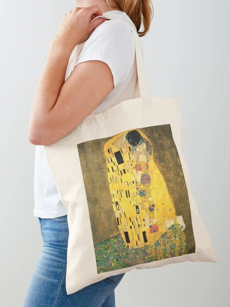 

The Kiss - Gustav Klimt Tote Bag Gift bag Canvas bag shopper woman shopping bags foldable
